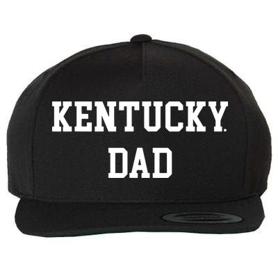 Kentucky Dad Fan Basketball Big Blue Madness Wool Snapback Cap