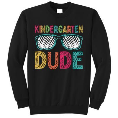 Kindergarten Dude Funny First Day Back To School Student Sweatshirt