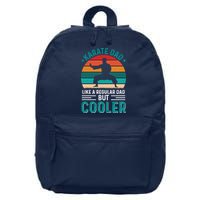 Karate Dad Fathers Day Cooler Father Gifts Idea 16 in Basic Backpack