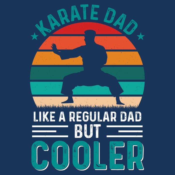 Karate Dad Fathers Day Cooler Father Gifts Idea 16 in Basic Backpack