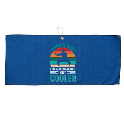 Karate Dad Fathers Day Cooler Father Gifts Idea Large Microfiber Waffle Golf Towel