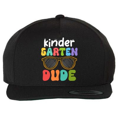 Kindergarten Dude First Day Of Kindergarten Teacher Team Gift Wool Snapback Cap