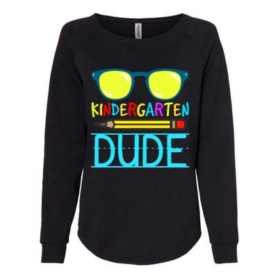 Kindergarten Dude Funny First Day Back To School Student Womens California Wash Sweatshirt