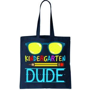 Kindergarten Dude Funny First Day Back To School Student Tote Bag