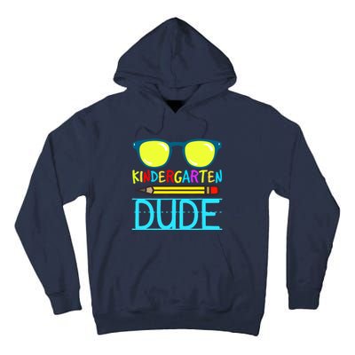 Kindergarten Dude Funny First Day Back To School Student Tall Hoodie