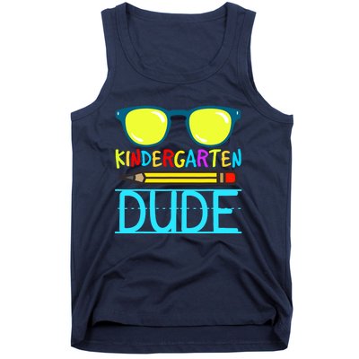 Kindergarten Dude Funny First Day Back To School Student Tank Top