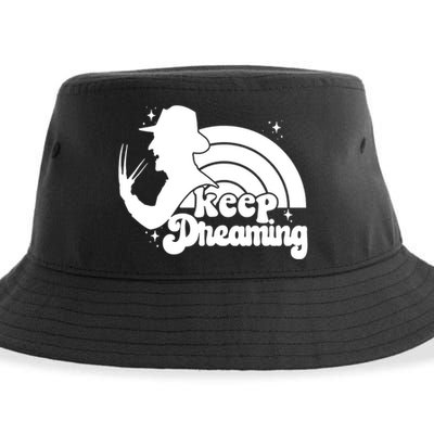 Keep Dreaming Freddy's Nightmare Horror Movi Sustainable Bucket Hat