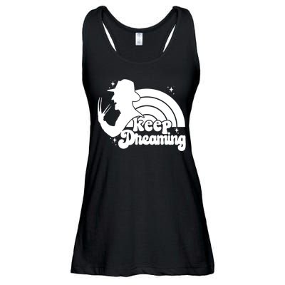 Keep Dreaming Freddy's Nightmare Horror Movi Ladies Essential Flowy Tank
