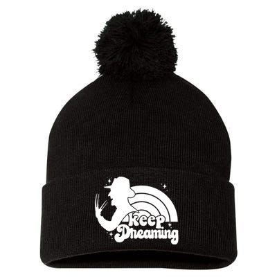 Keep Dreaming Freddy's Nightmare Horror Movi Pom Pom 12in Knit Beanie