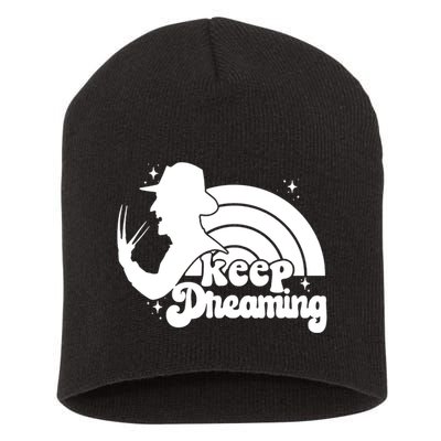 Keep Dreaming Freddy's Nightmare Horror Movi Short Acrylic Beanie