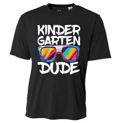 Kindergarten Dude First Day Of Kindergarten Boy Girl Cooling Performance Crew T-Shirt