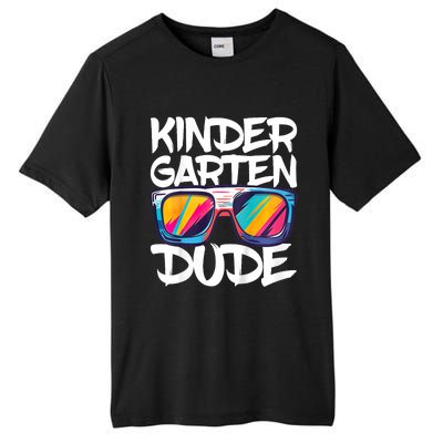 Kindergarten Dude First Day Of Kindergarten Boy Girl Tall Fusion ChromaSoft Performance T-Shirt