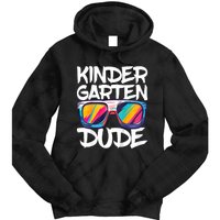 Kindergarten Dude First Day Of Kindergarten Boy Girl Tie Dye Hoodie