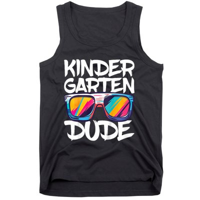 Kindergarten Dude First Day Of Kindergarten Boy Girl Tank Top