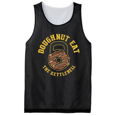 Kettlebell Donut, Funny Gym Workout, Fitness Mesh Reversible Basketball Jersey Tank