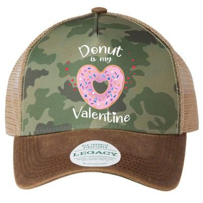 Kids Donut Is My Valentines Day Funny Doughnut Vcool Giftday Pajama Gift Legacy Tie Dye Trucker Hat