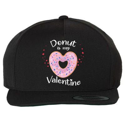 Kids Donut Is My Valentines Day Funny Doughnut Vcool Giftday Pajama Gift Wool Snapback Cap