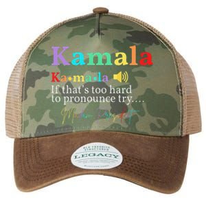 Kamala Definition If ThatS Too Hard To Pronounce Try Madam Gift Legacy Tie Dye Trucker Hat