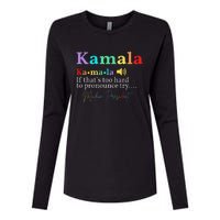 Kamala Definition If ThatS Too Hard To Pronounce Try Madam Gift Womens Cotton Relaxed Long Sleeve T-Shirt