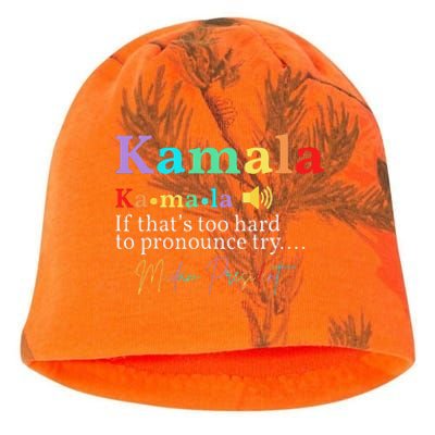 Kamala Definition If ThatS Too Hard To Pronounce Try Madam Gift Kati - Camo Knit Beanie