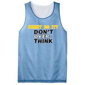 Kenny Do It DonT Over Think Mesh Reversible Basketball Jersey Tank