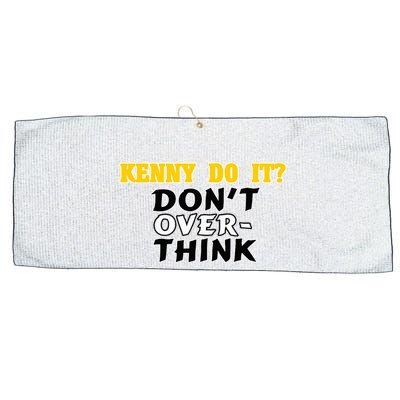 Kenny Do It DonT Over Think Large Microfiber Waffle Golf Towel