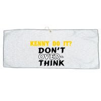 Kenny Do It DonT Over Think Large Microfiber Waffle Golf Towel