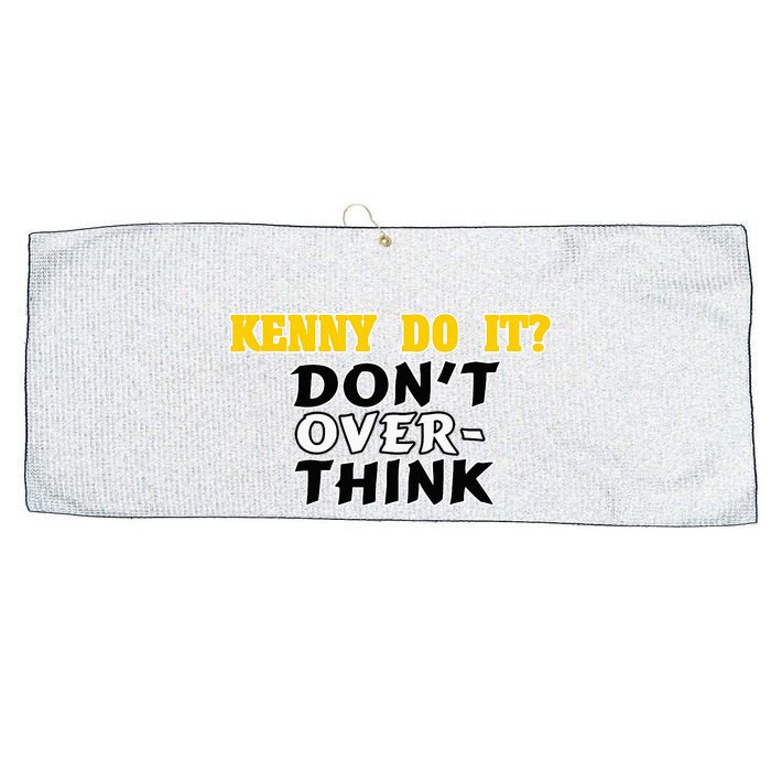 Kenny Do It DonT Over Think Large Microfiber Waffle Golf Towel