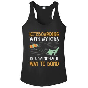 Kiteboarding Dad Kite Surfers Kite Boarders Gift Ladies PosiCharge Competitor Racerback Tank