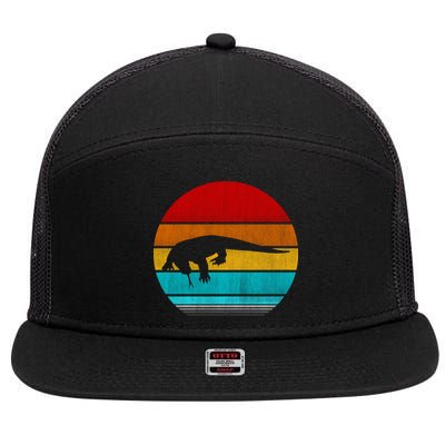 Komodo Dragon 7 Panel Mesh Trucker Snapback Hat