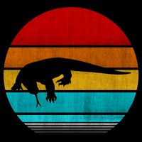 Komodo Dragon Drawstring Bag