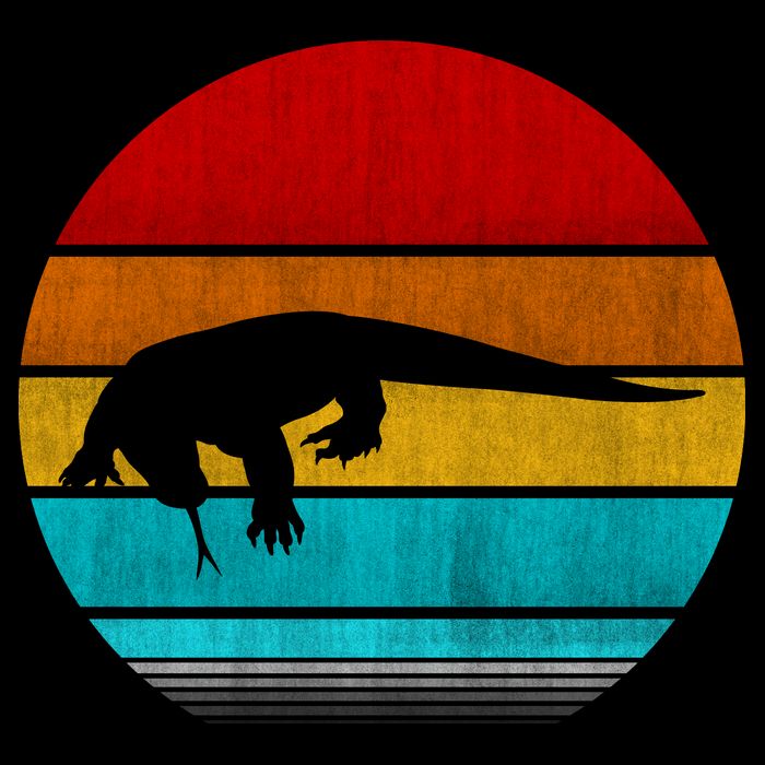 Komodo Dragon Drawstring Bag