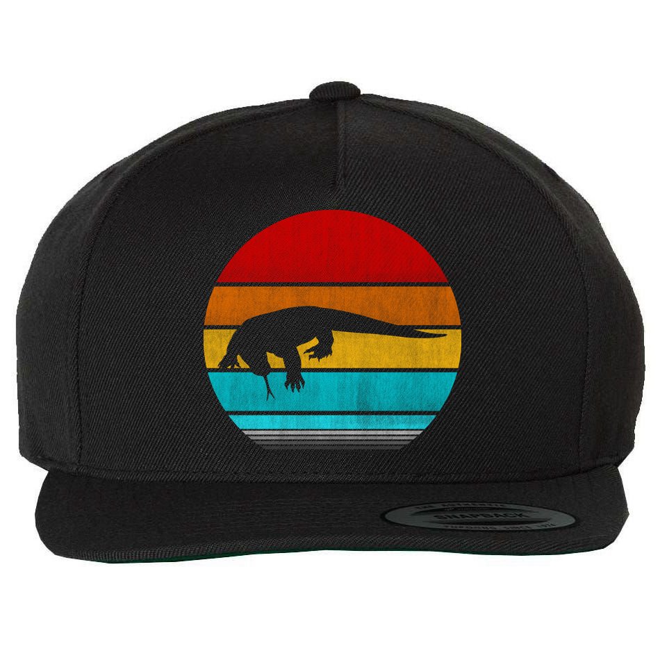 Komodo Dragon Wool Snapback Cap
