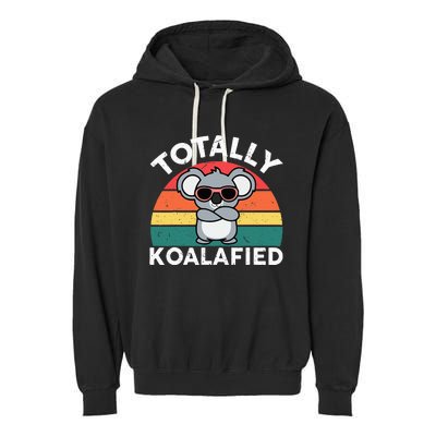 Koalafied Dad Garment-Dyed Fleece Hoodie