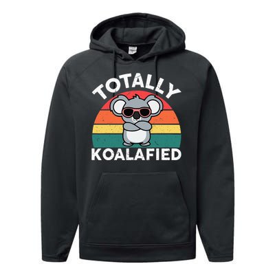 Koalafied Dad Performance Fleece Hoodie