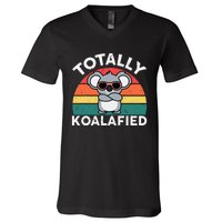 Koalafied Dad V-Neck T-Shirt