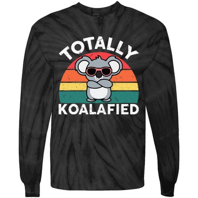 Koalafied Dad Tie-Dye Long Sleeve Shirt