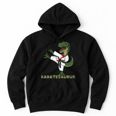 Karate Dinosaur Karatesaurus Trex Karatist Hoodie