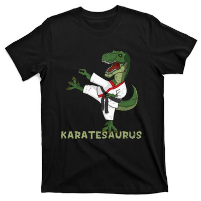 Karate Dinosaur Karatesaurus Trex Karatist T-Shirt