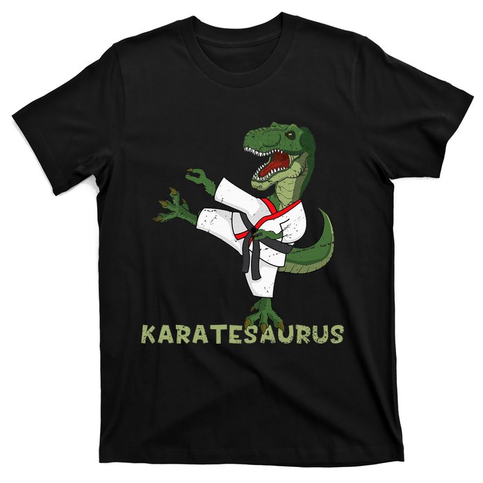 Karate Dinosaur Karatesaurus Trex Karatist T-Shirt