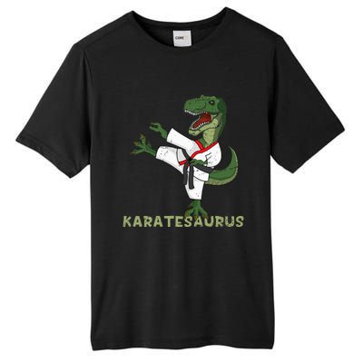 Karate Dinosaur Karatesaurus Trex Karatist Tall Fusion ChromaSoft Performance T-Shirt