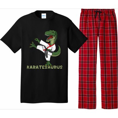 Karate Dinosaur Karatesaurus Trex Karatist Pajama Set