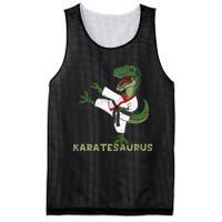 Karate Dinosaur Karatesaurus Trex Karatist Mesh Reversible Basketball Jersey Tank