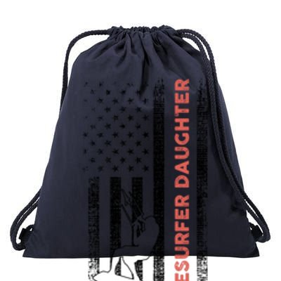 Kitesurfing Daughter Kitesurfer Gift Drawstring Bag