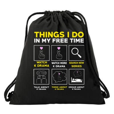 Korean Drama Kdrama Finger Heart Drawstring Bag