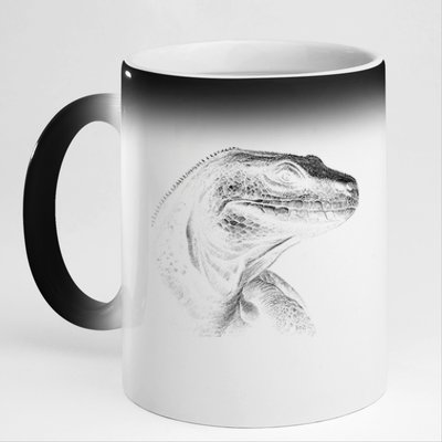 Komodo Dragon 11oz Black Color Changing Mug