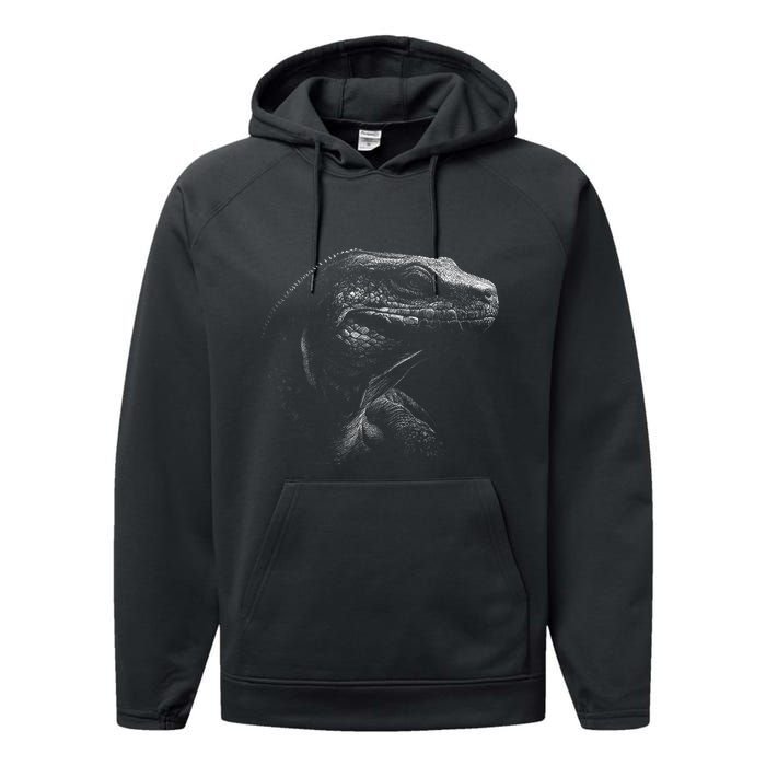 Komodo Dragon Performance Fleece Hoodie