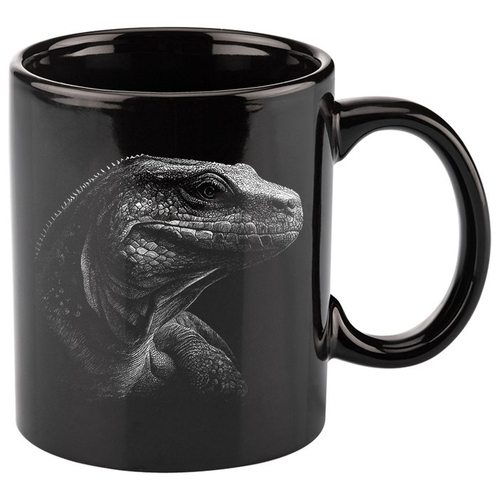 Komodo Dragon 11oz C Handle Ceramic Mug