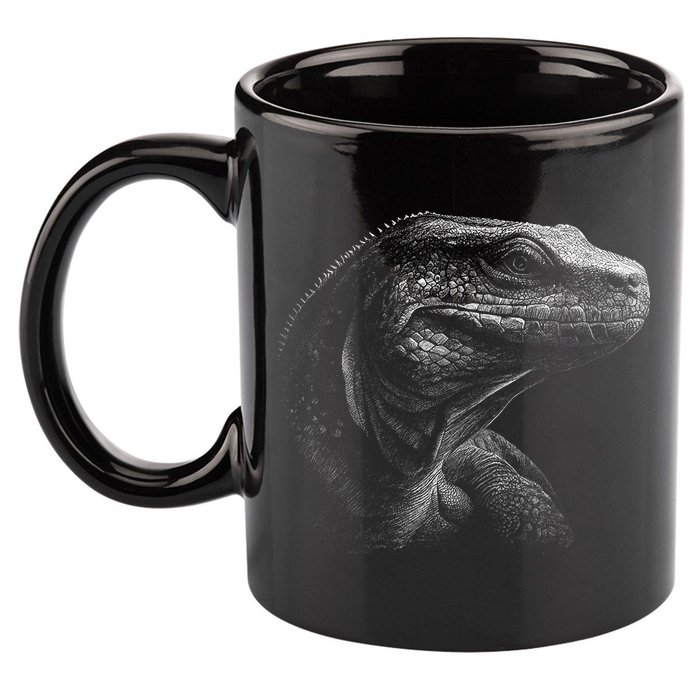 Komodo Dragon 11oz C Handle Ceramic Mug