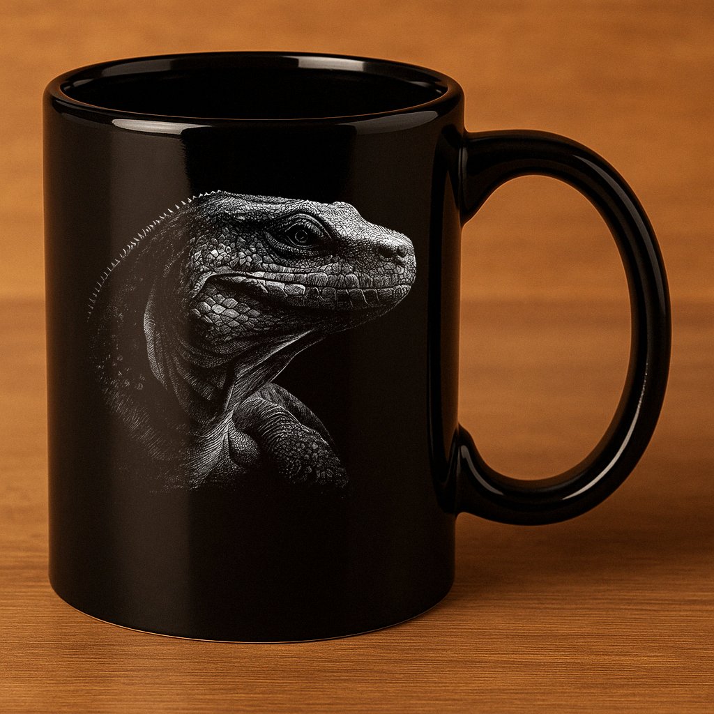 Komodo Dragon 11oz C Handle Ceramic Mug